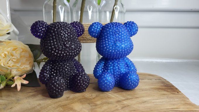 Figurine Grand Ours en résine époxy