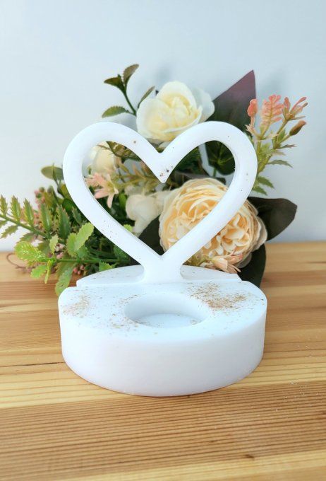 Bougeoir modèle coeur