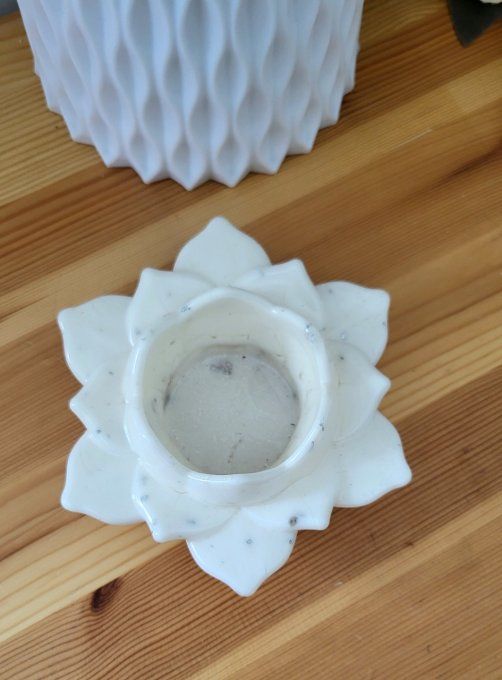 Bougeoir Photophore Fleur de Lotus