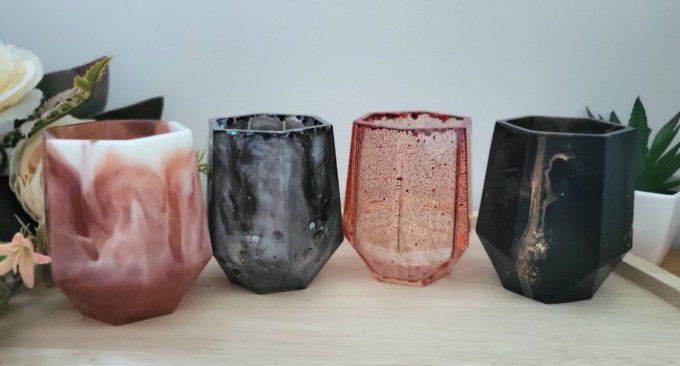 Pot vase décoratif pour crayons fleurs