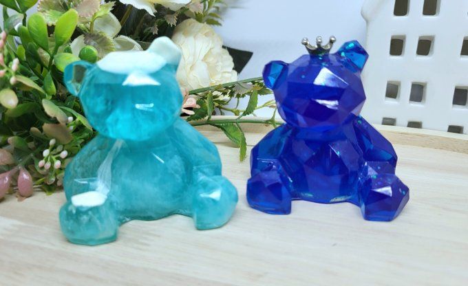 Figurine Ours géométrique