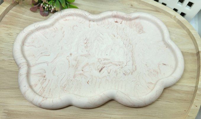 Grand Plateau en Jesmonite 