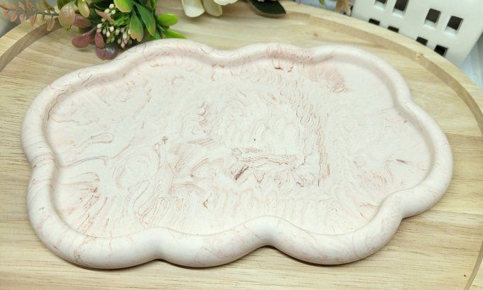 Grand Plateau en Jesmonite 