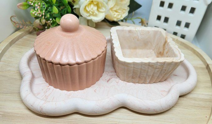 Grand Plateau en Jesmonite 