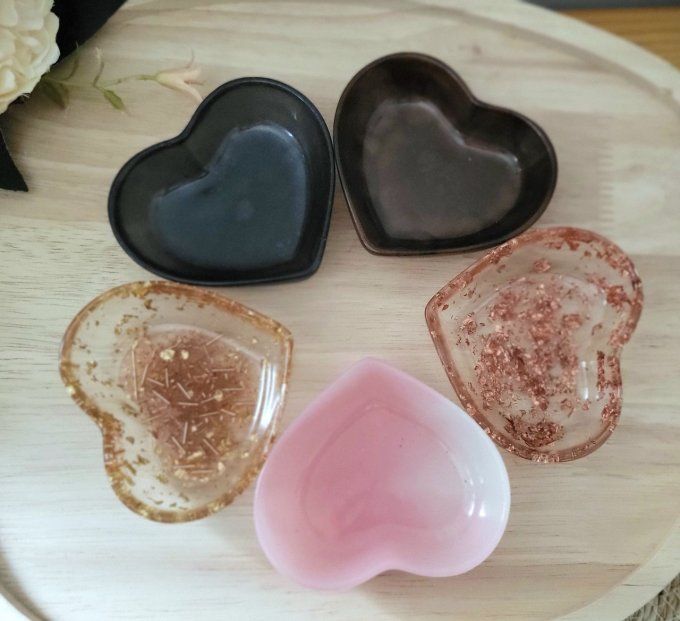 Coupelle à bijoux en forme de coeur