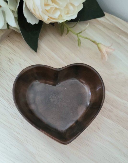 Coupelle à bijoux en forme de coeur