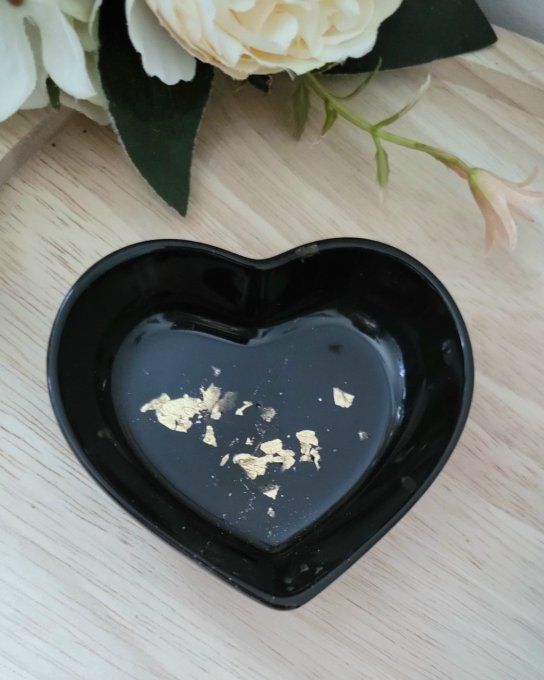 Coupelle à bijoux en forme de coeur 