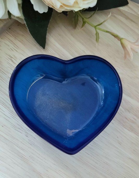 Coupelle à bijoux en forme de coeur 
