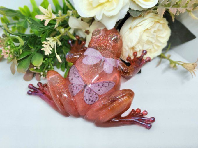 Grenouille en résine époxy