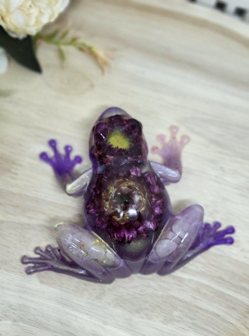 Grenouille en résine époxy