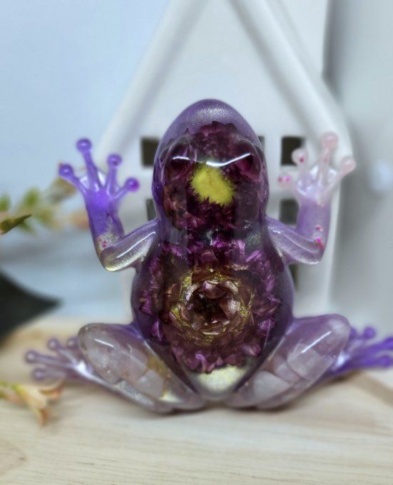 Grenouille en résine époxy