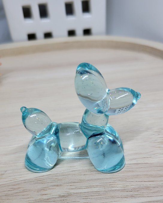 Petite Figurine chien ballon