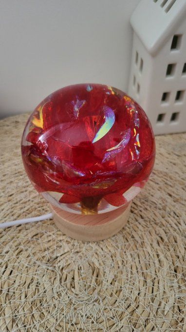 Lampe sphère lumineuse