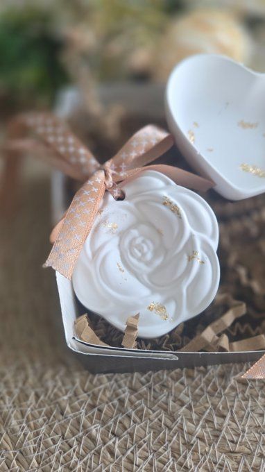 Ensemble diffuseur parfum en résine minérale