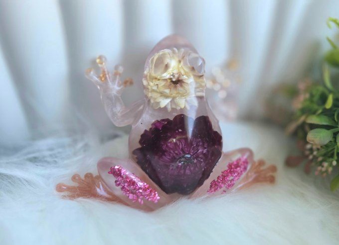 Grenouille en résine époxy