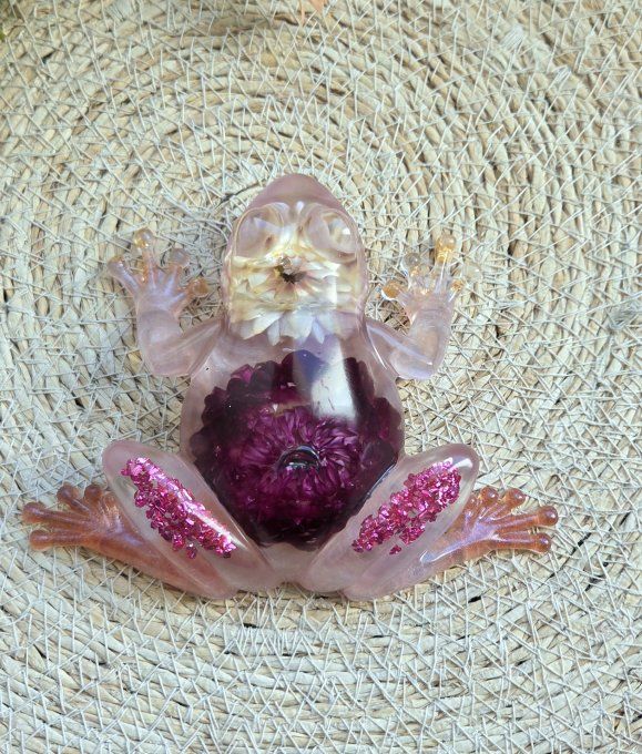 Grenouille en résine époxy