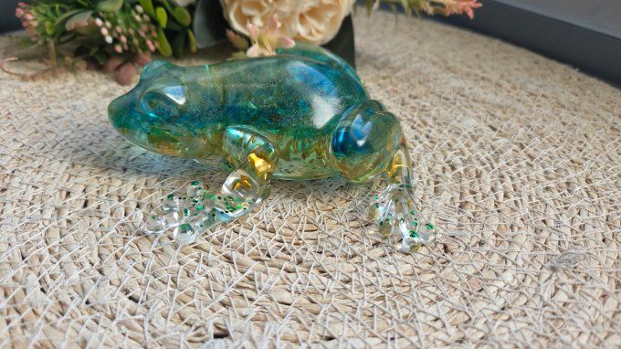 Grenouille en résine époxy