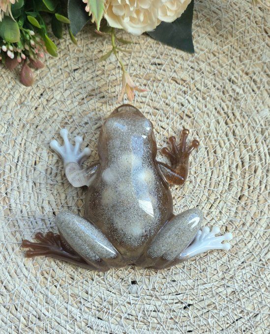 Grenouille en résine époxy