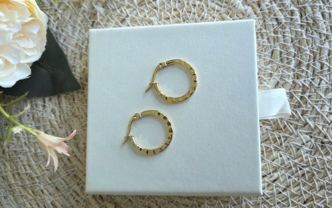 Box boucles d'oreilles pampilles interchangeables en résine époxy - fait mains