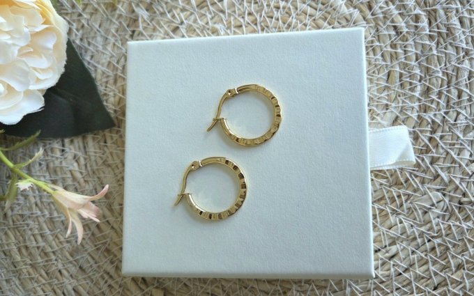 Box boucles d'oreilles pampilles interchangeables en résine époxy - fait mains