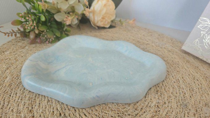 Plateau vide poche réalisé en Jesmonite