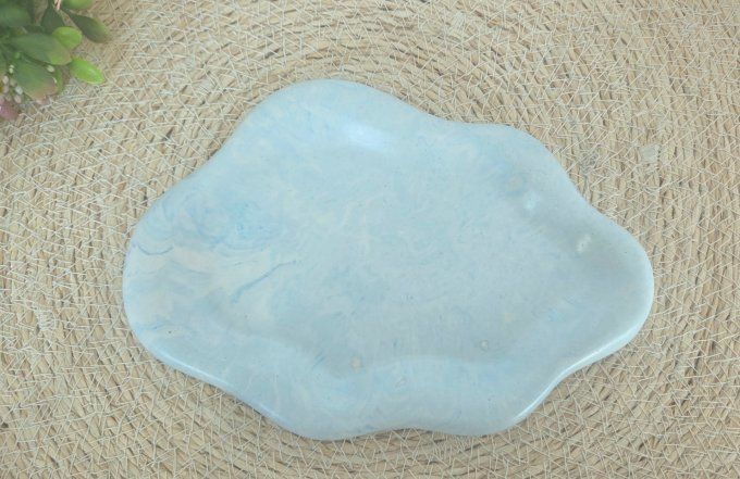 Plateau vide poche réalisé en Jesmonite