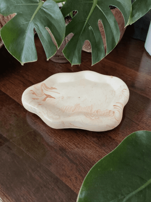 Plateau vide poche en Jesmonite