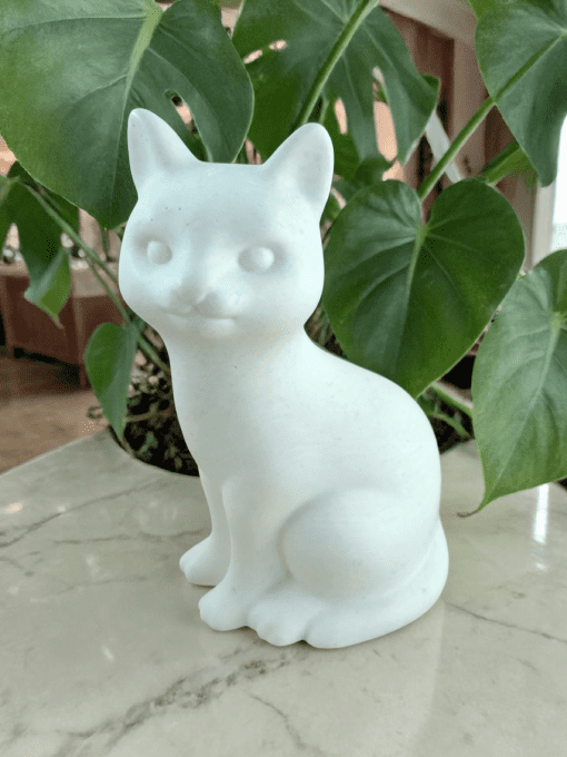 Figurine Chat en Jesmonite
