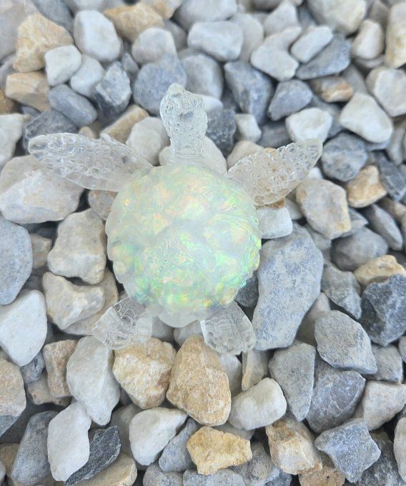 Petite Tortue en résine époxy