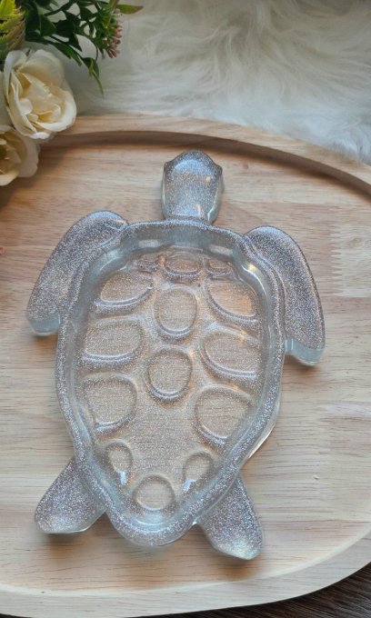 Plateau Vide Poche Tortue en résine époxy - fait mains - Copie