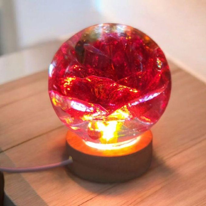 Lampe sphère lumineuse
