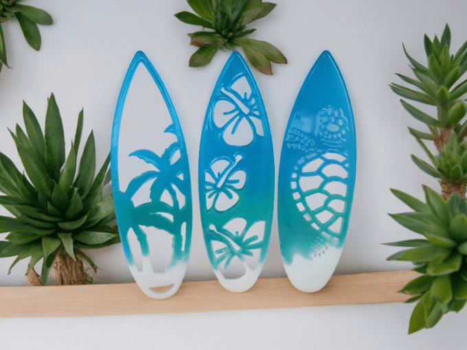 Décorations murales planche de surf