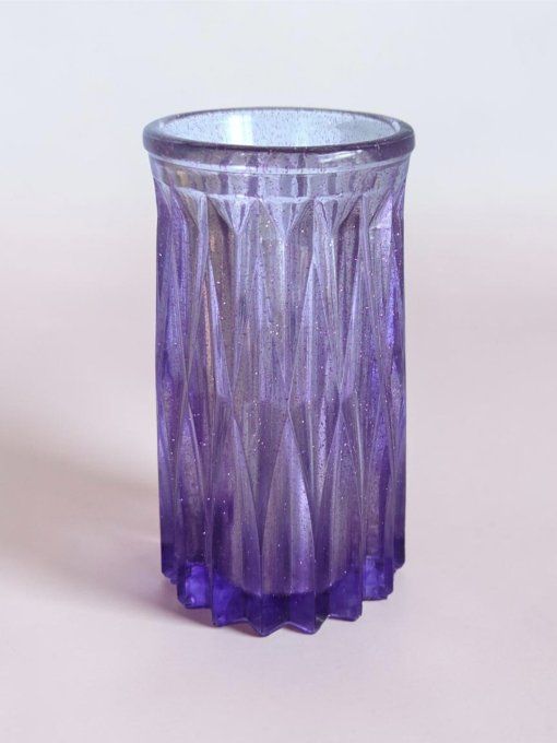 Grand vase en résine époxy 