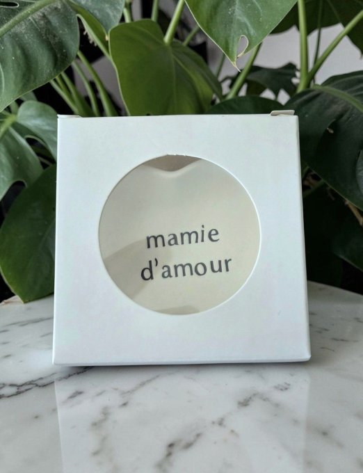 commande mathilde Petite coupelle en forme de coeur avec message